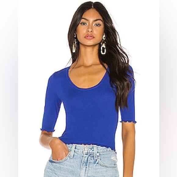 Free People Tops - Free People Up All Night Top Blue